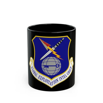 Global Exploitation Intelligence Group (U.S. Air Force) Black Coffee Mug 11oz - Go Mug Yourself