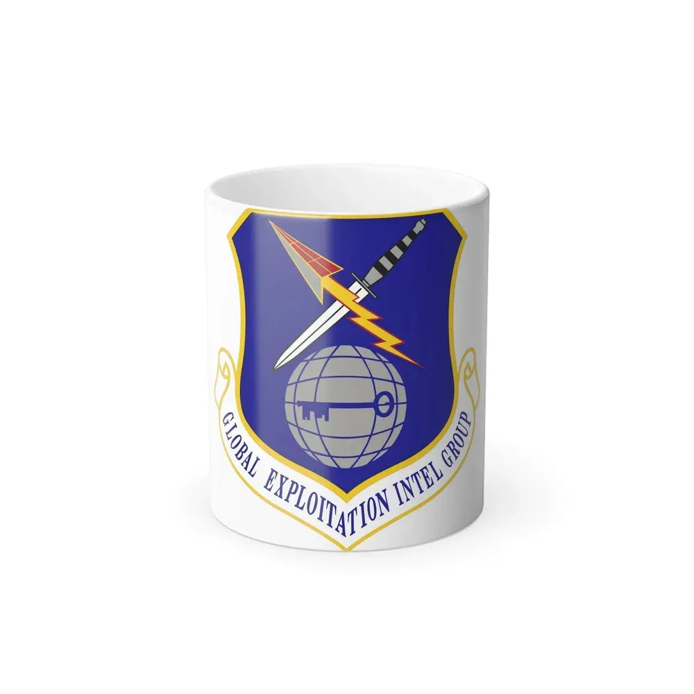 Global Exploitation Intelligence Group (U.S. Air Force) Color Changing Coffee Mug 11oz - Go Mug Yourself