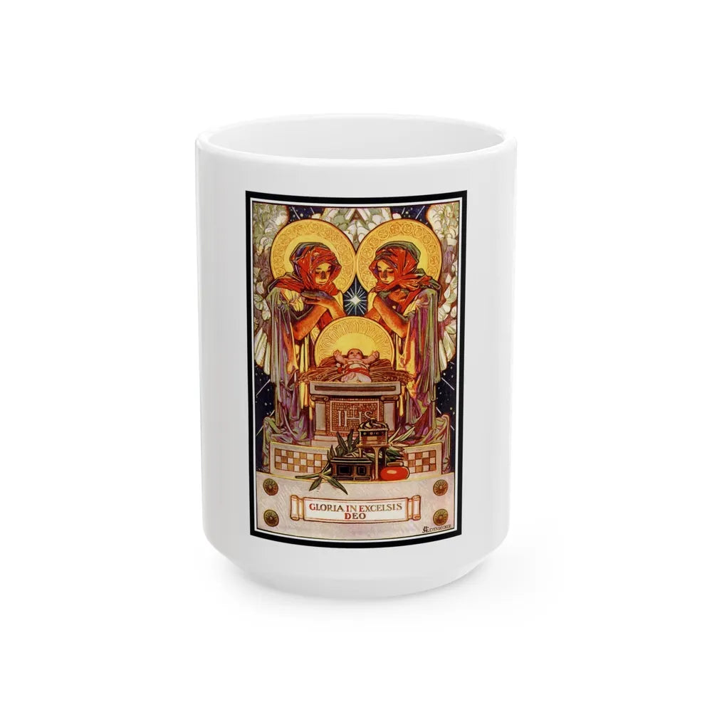 Gloria In Excelsis Deo, 1905 - White Coffee Mug-15oz-Go Mug Yourself