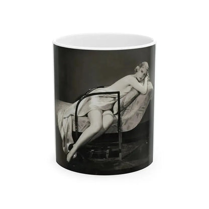 Gloria Stuart #01 (Vintage Female Icon) White Coffee Mug 11oz - Go Mug Yourself