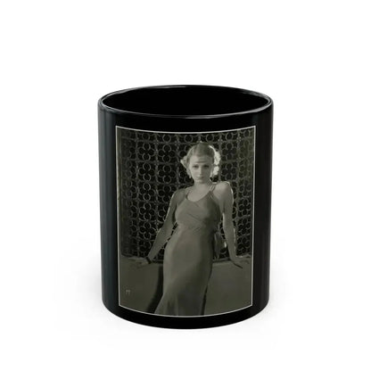 Gloria Stuart #04 (Vintage Female Icon) Black Coffee Mug 11oz - Go Mug Yourself
