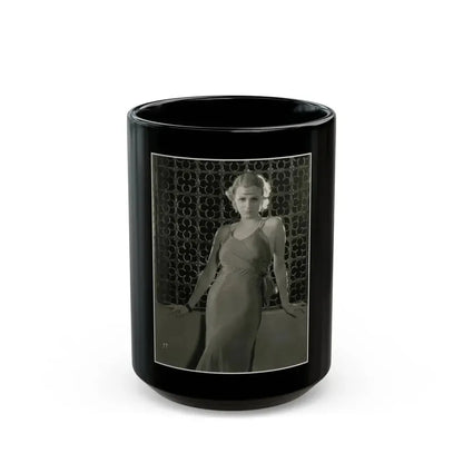 Gloria Stuart #04 (Vintage Female Icon) Black Coffee Mug 15oz - Go Mug Yourself