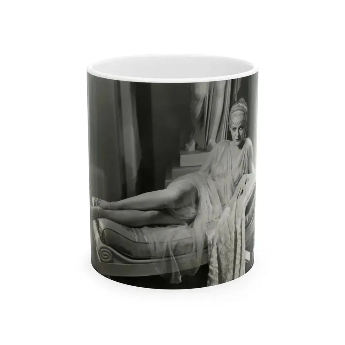 Gloria Stuart #09 (Vintage Female Icon) White Coffee Mug 11oz - Go Mug Yourself