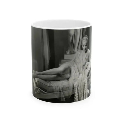 Gloria Stuart #09 (Vintage Female Icon) White Coffee Mug 11oz - Go Mug Yourself