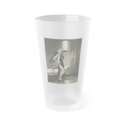 Gloria Stuart #10 (Vintage Female Icon) Frosted Pint Glass 16oz 16oz Frosted - Go Mug Yourself