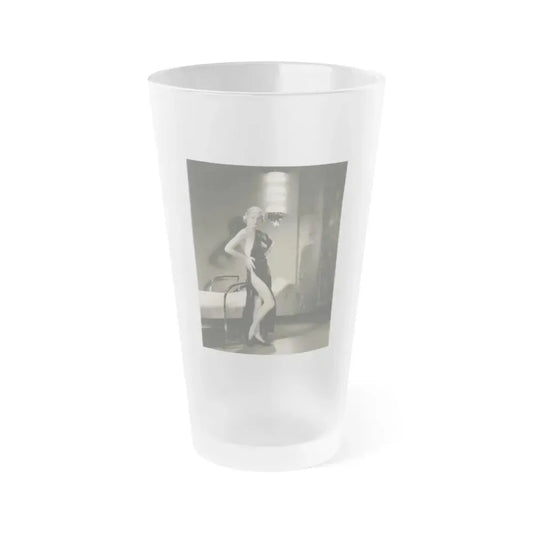Gloria Stuart #10 (Vintage Female Icon) Frosted Pint Glass 16oz 16oz Frosted - Go Mug Yourself