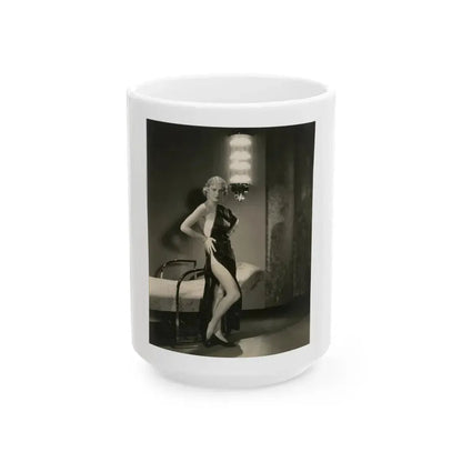 Gloria Stuart #10 (Vintage Female Icon) White Coffee Mug 15oz - Go Mug Yourself