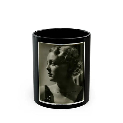 Gloria Stuart #12 (Vintage Female Icon) Black Coffee Mug 11oz - Go Mug Yourself