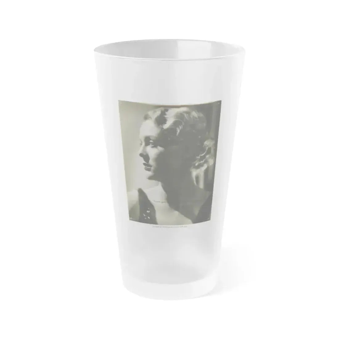 Gloria Stuart #12 (Vintage Female Icon) Frosted Pint Glass 16oz 16oz Frosted - Go Mug Yourself