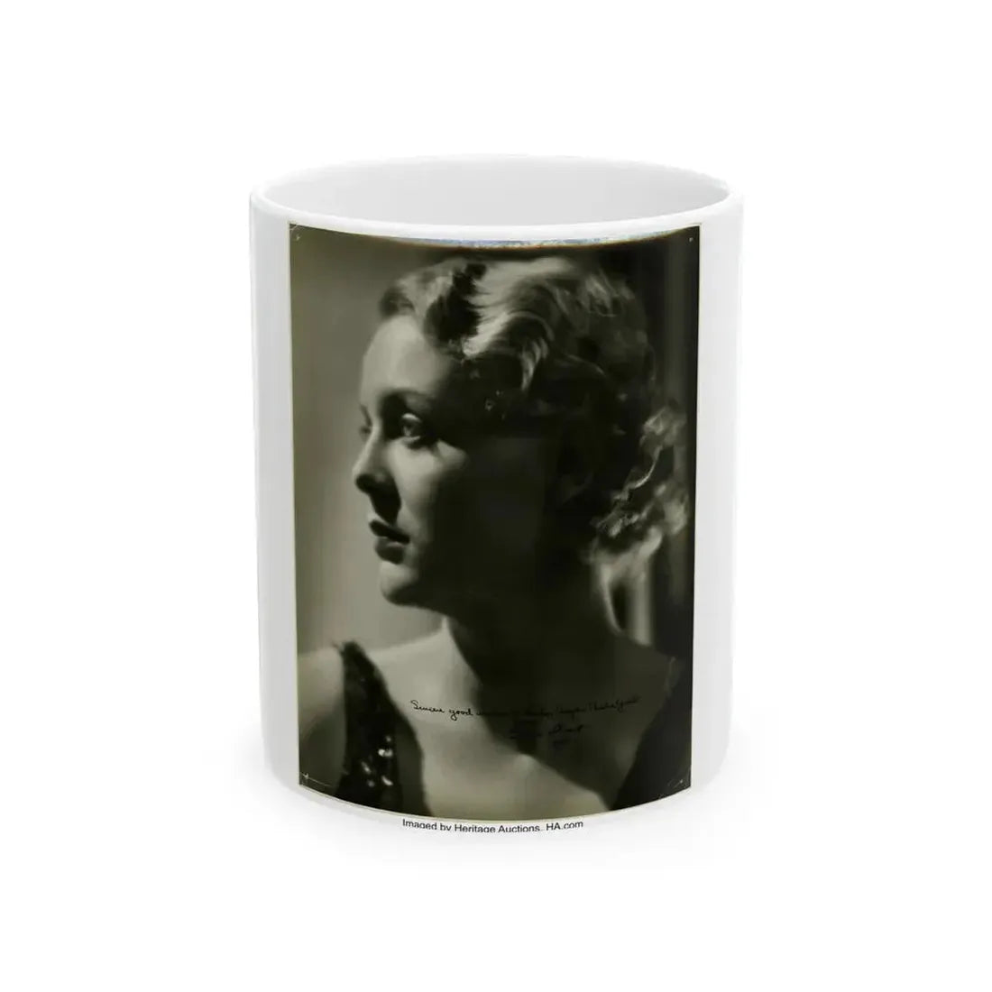 Gloria Stuart #12 (Vintage Female Icon) White Coffee Mug 11oz - Go Mug Yourself