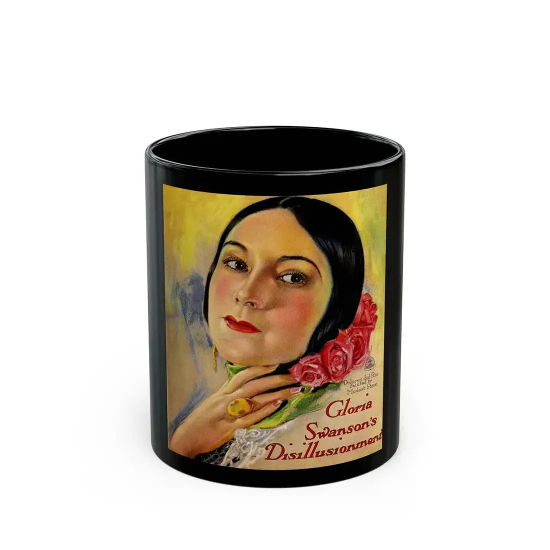 Gloria Swanson's Disillusionment - Black Coffee Mug 11oz - Go Mug Yourself