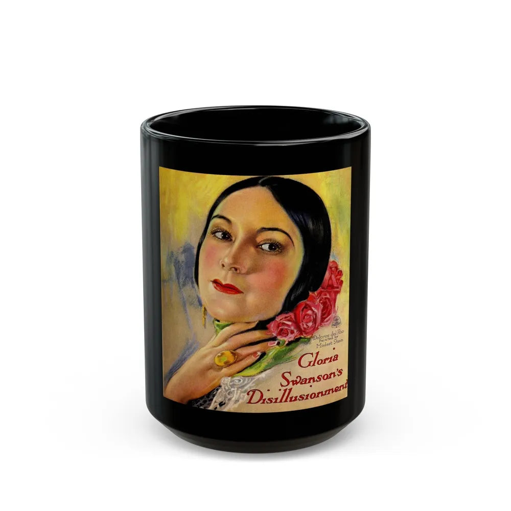 Gloria Swanson's Disillusionment - Black Coffee Mug-15oz-Go Mug Yourself