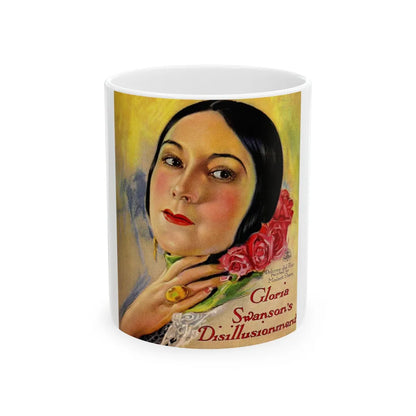 Gloria Swanson's Disillusionment - White Coffee Mug-11oz-Go Mug Yourself