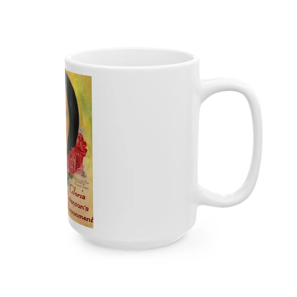 Gloria Swanson's Disillusionment - White Coffee Mug-Go Mug Yourself