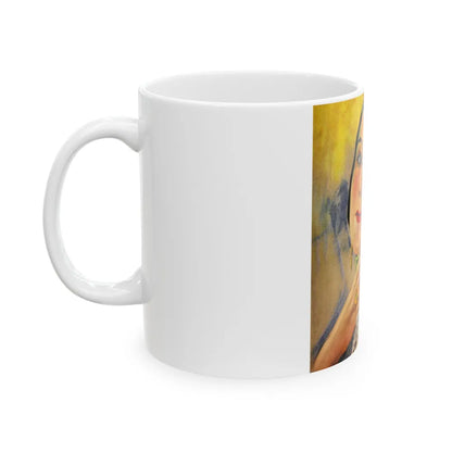 Gloria Swanson's Disillusionment - White Coffee Mug-Go Mug Yourself