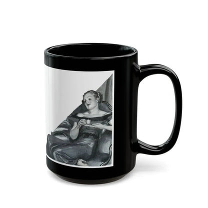 Glorious Nerve (2), Redbook, January 1938 - Black Coffee Mug - Go Mug Yourself