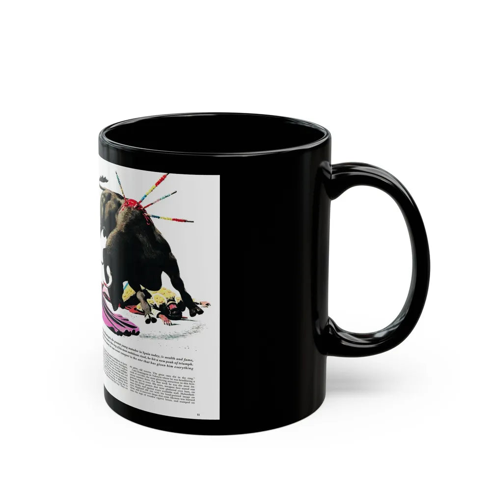 Glory and the Beast, True Magazine, August 1952 - Black Coffee Mug-Go Mug Yourself