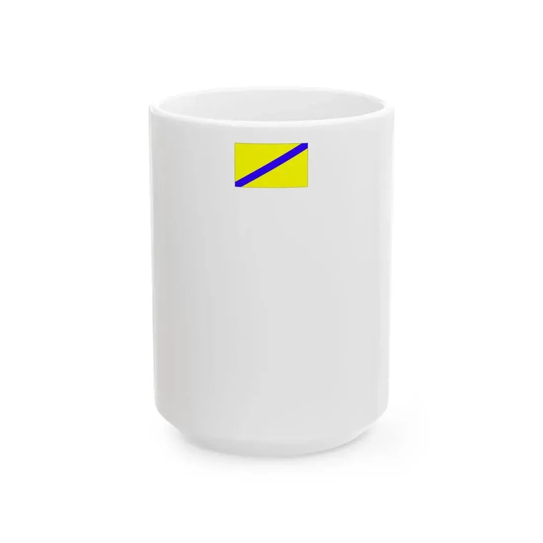 Gmina Opatowiec flaga (Poland) White Coffee Mug 15oz - Go Mug Yourself