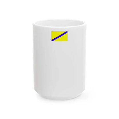 Gmina Opatowiec flaga (Poland) White Coffee Mug 15oz - Go Mug Yourself