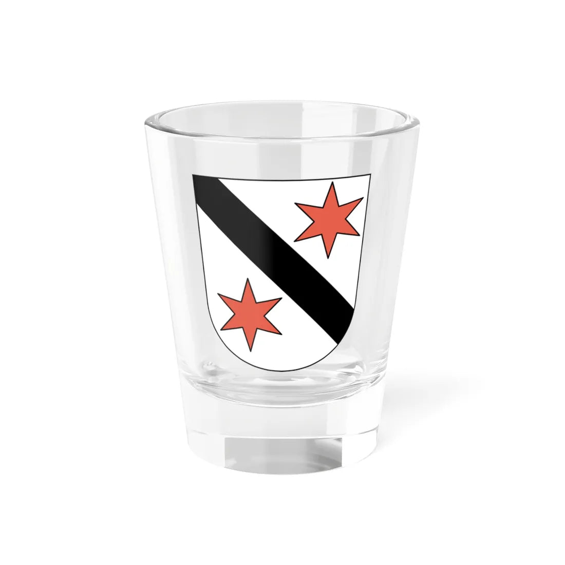 Gündisau coat of arms (Switzerland) (Coat of Arms) Shot Glass 1.5oz 1.5oz - Go Mug Yourself