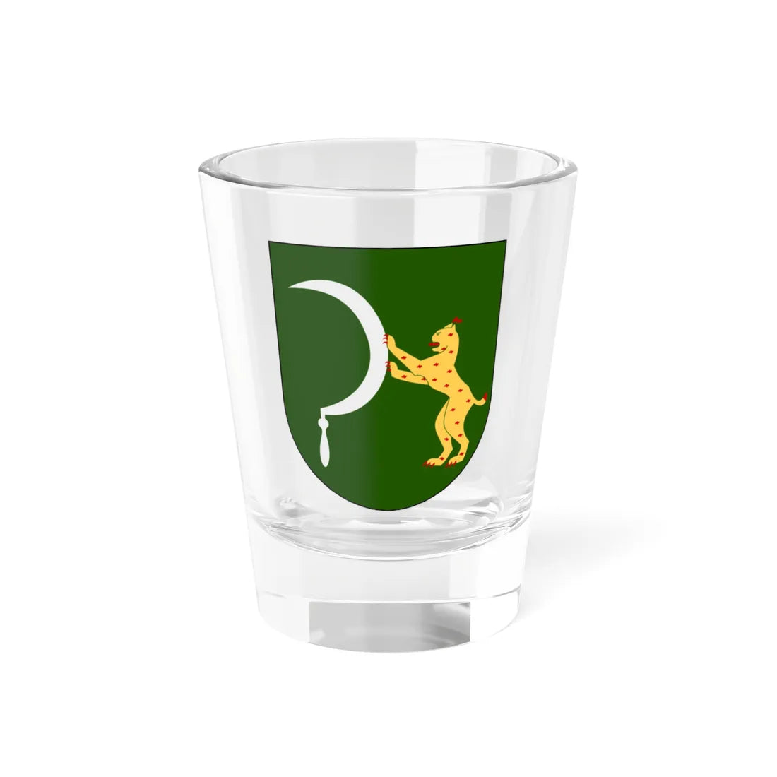 Gnesta köping vapen (Sweden) (Coat of Arms) Shot Glass 1.5oz 1.5oz - Go Mug Yourself