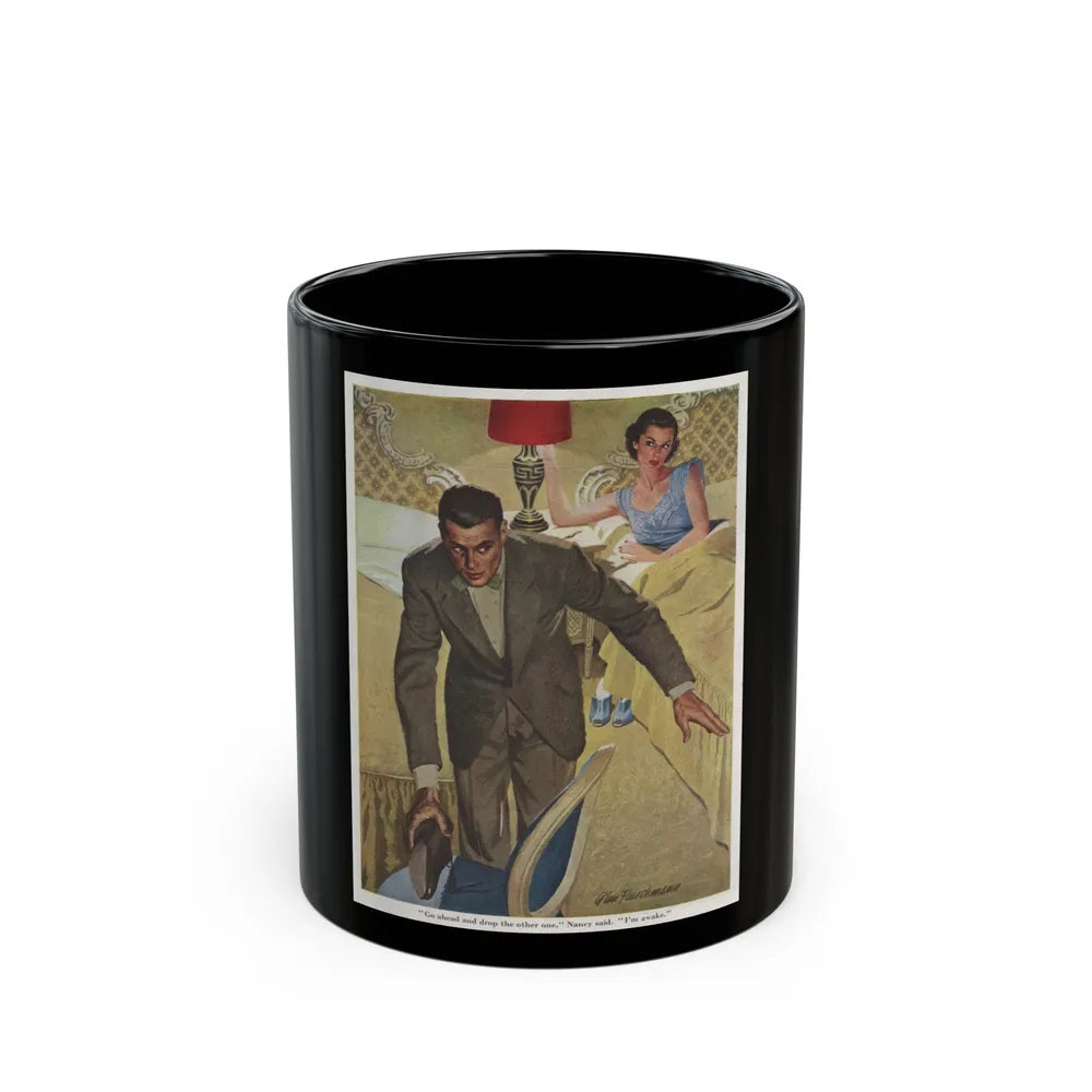 Go ahead and drop the oher one... The Saturday Evening Post illustration - Black Coffee Mug-11oz-Go Mug Yourself