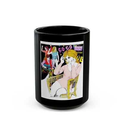 Go-Go Pin Music - Black Coffee Mug-15oz-Go Mug Yourself