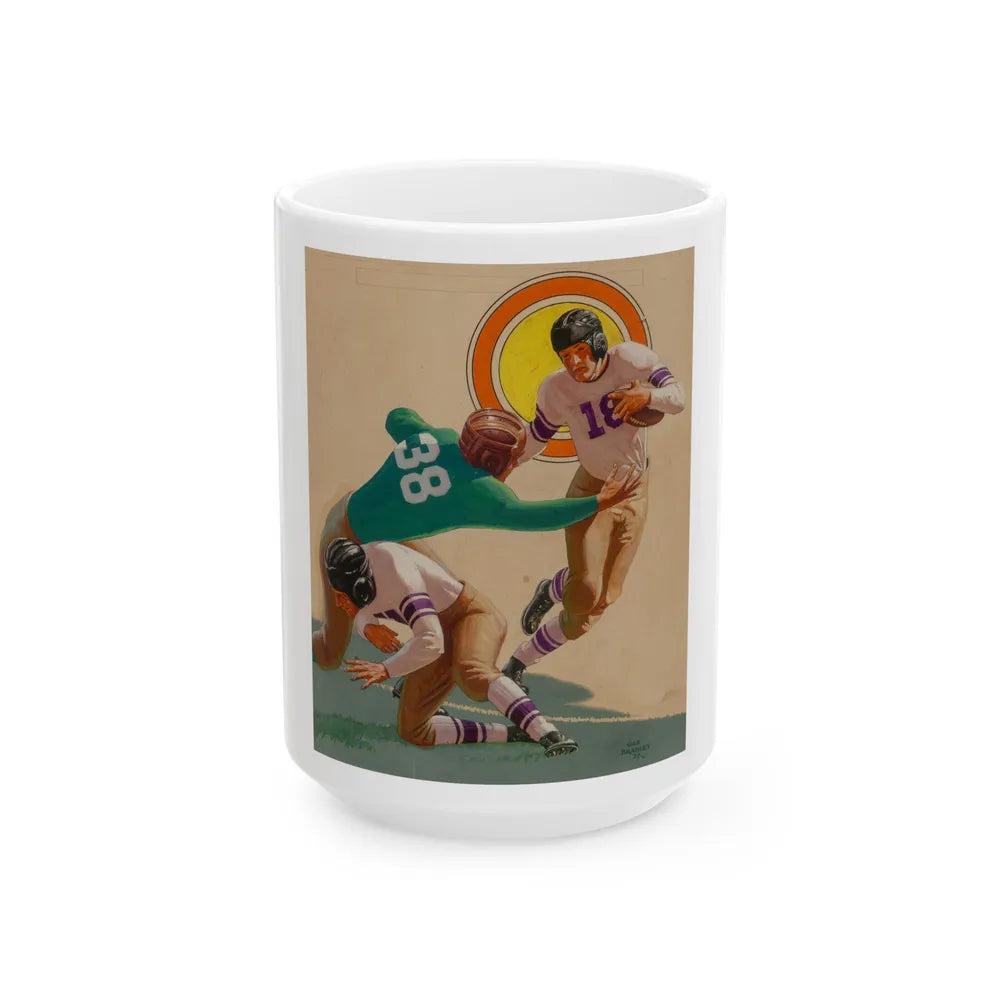 Go Northwestern Go! Street & Smith's Sport Story Magazine Cover, November 2, 1937 - White Coffee Mug-15oz-Go Mug Yourself