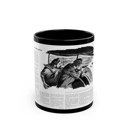 Go To Closer Quarters (2), Adventure, April 1953 - Black Coffee Mug-11oz-Go Mug Yourself