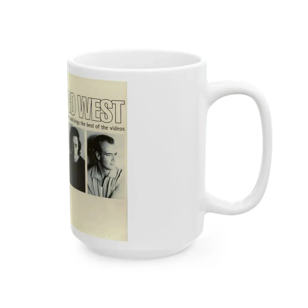 GO WEST ACES AND KINGS THE BEST OF THE VIDEOS (VHS COVER) - White Coffee Mug - Go Mug Yourself