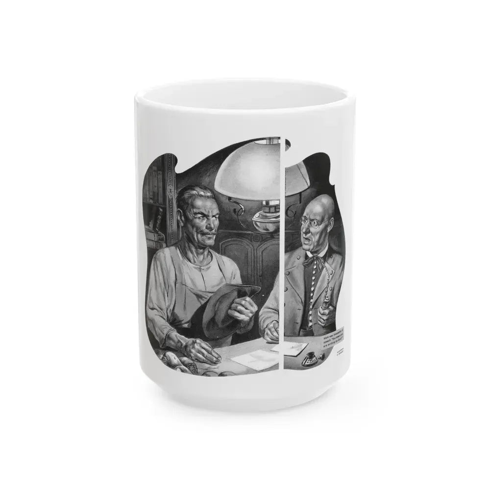 God and Doctor Goebbels, Liberty magazine, June 7, 1941 - White Coffee Mug 15oz - Go Mug Yourself
