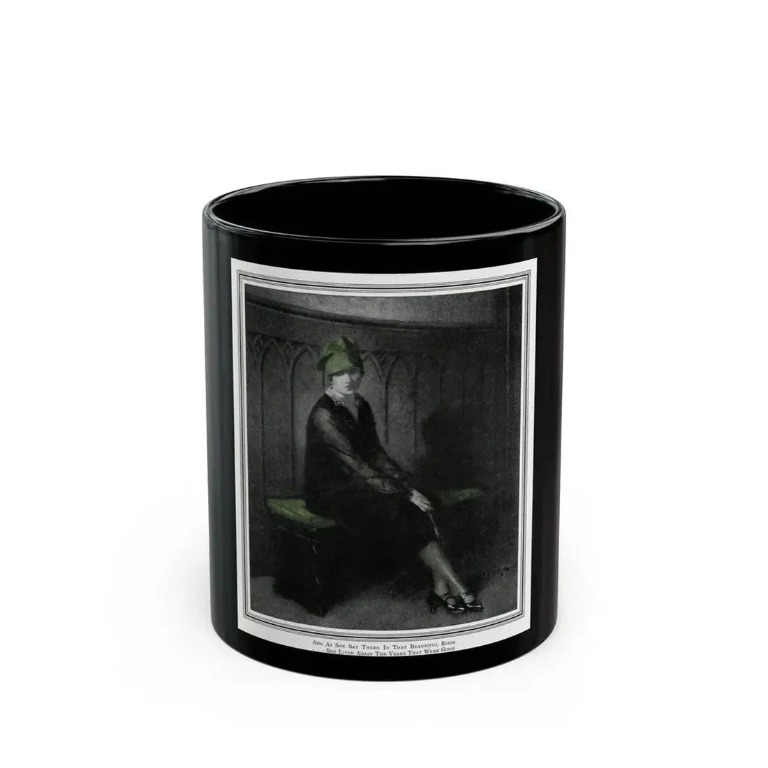 God and the Groceryman (Pt. 3-1), McCalls magazine, July 1927 - Black Coffee Mug 11oz - Go Mug Yourself