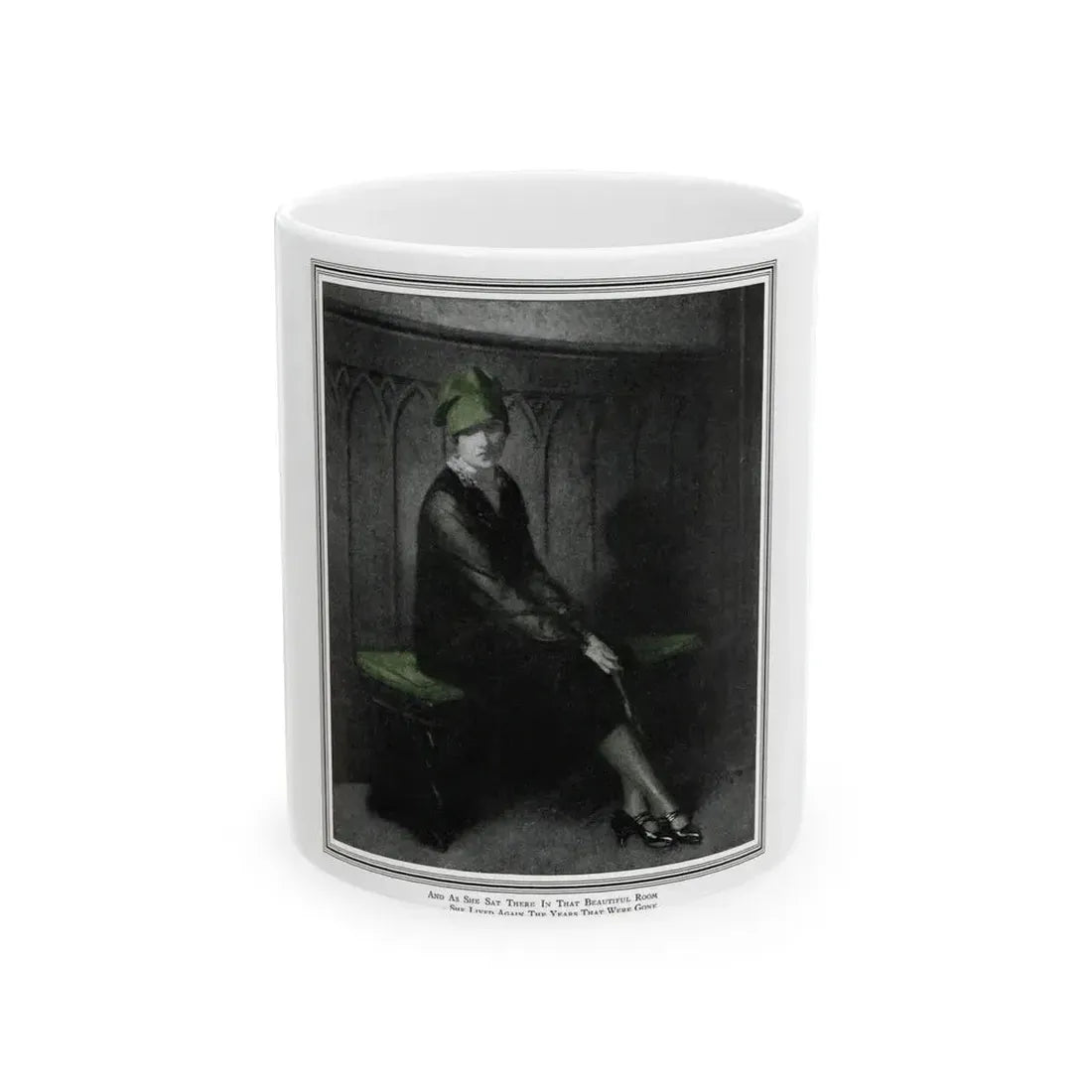 God and the Groceryman (Pt. 3-1), McCalls magazine, July 1927 - White Coffee Mug 11oz - Go Mug Yourself