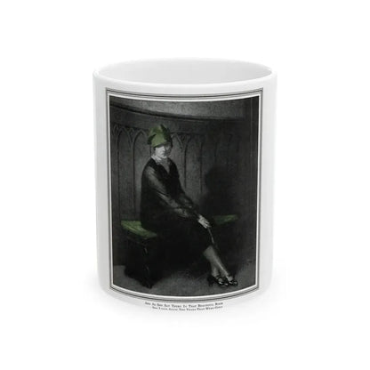 God and the Groceryman (Pt. 3-1), McCalls magazine, July 1927 - White Coffee Mug 11oz - Go Mug Yourself