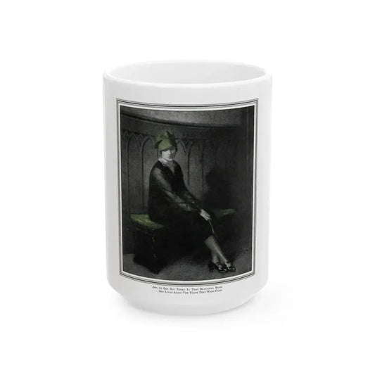 God and the Groceryman (Pt. 3-1), McCalls magazine, July 1927 - White Coffee Mug 15oz - Go Mug Yourself