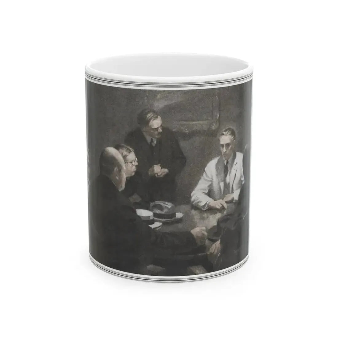 God and the Groceryman (Pt. 3-3), McCalls magazine, July 1927 - White Coffee Mug 11oz - Go Mug Yourself