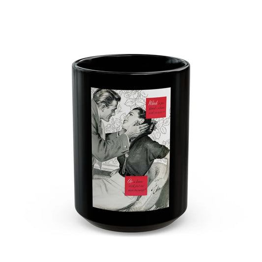 God Bless this House (Pt. 2 of 2), Good Housekeeping, February 1949 - Black Coffee Mug-15oz-Go Mug Yourself