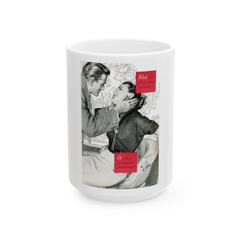 God Bless this House (Pt. 2 of 2), Good Housekeeping, February 1949 - White Coffee Mug-15oz-Go Mug Yourself