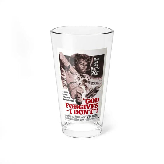 GOD FORGIVES, I DON'T! 1967 Movie Poster - Pint Glass 16oz 16oz - Go Mug Yourself