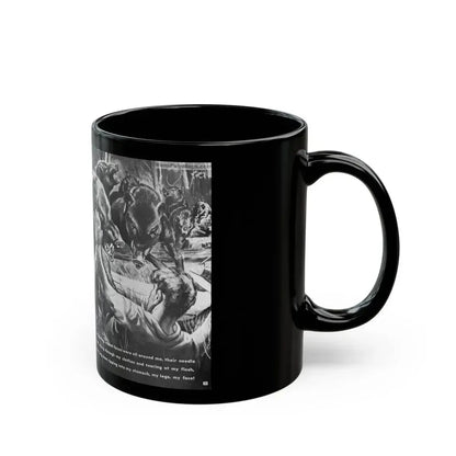 God Help Me They'Re Biting Me To Pieces, Man's Life, June 1971 - Black Coffee Mug - Go Mug Yourself