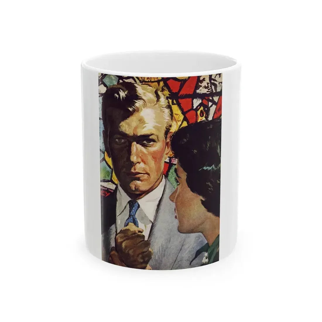 God's Sergeant, Redbook, October 1954 - White Coffee Mug 11oz - Go Mug Yourself