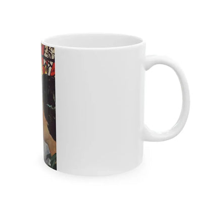 God's Sergeant, Redbook, October 1954 - White Coffee Mug - Go Mug Yourself