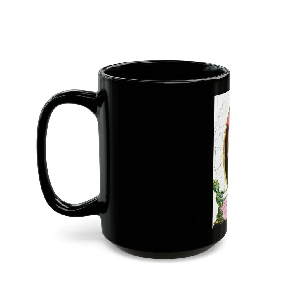 Goddess of Harmony, Redbook, December 1959 - Black Coffee Mug - Go Mug Yourself