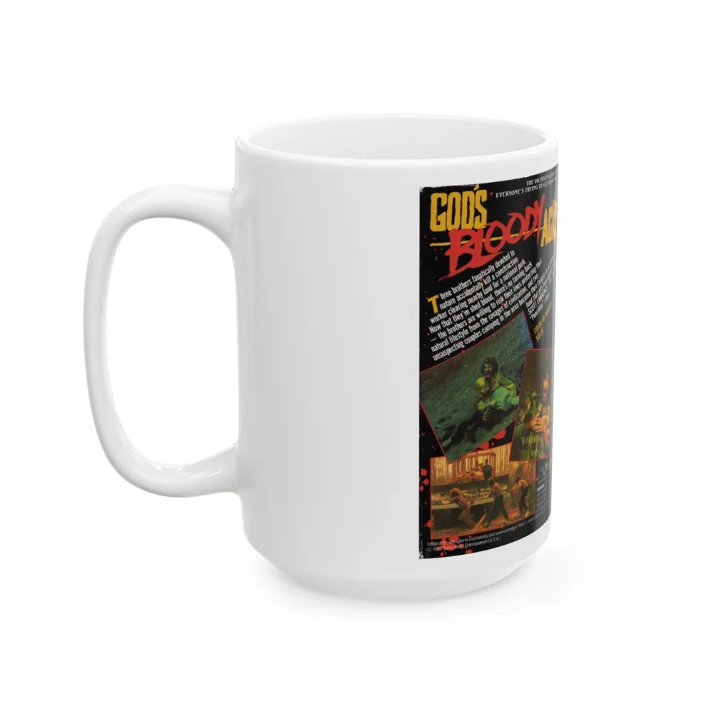 GODS BLOODY ACRE (VHS COVER) - White Coffee Mug-Go Mug Yourself