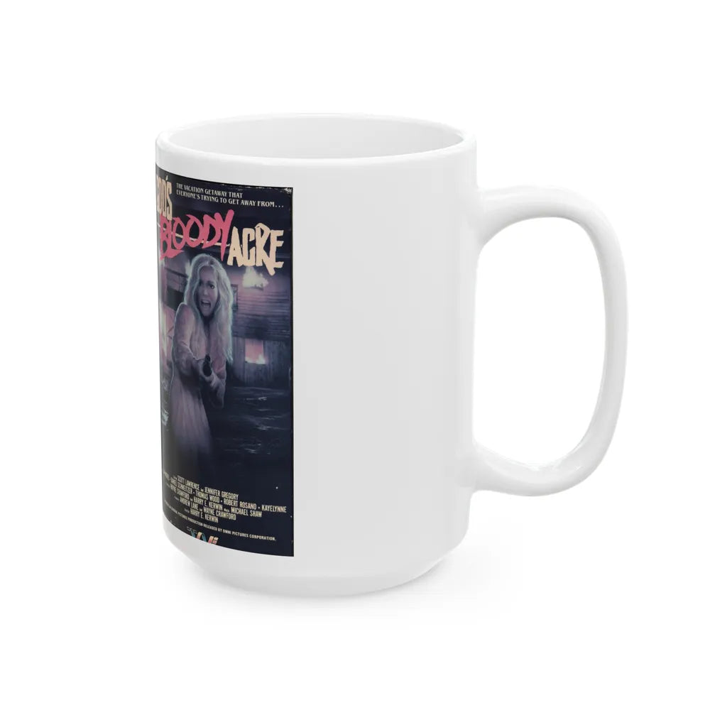 GODS BLOODY ACRE (VHS COVER) - White Coffee Mug-Go Mug Yourself