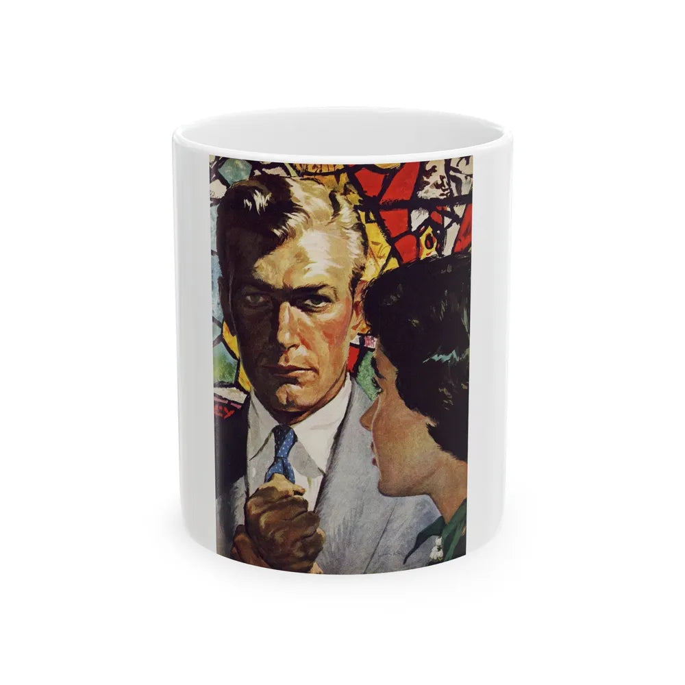 God's Sergeant, Redbook, October 1954 - White Coffee Mug-11oz-Go Mug Yourself