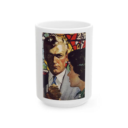 God's Sergeant, Redbook, October 1954 - White Coffee Mug-15oz-Go Mug Yourself