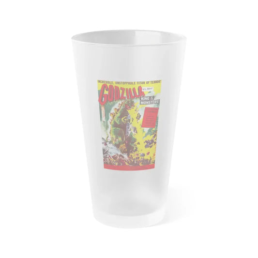GODZILLA 1954 Movie Poster - Frosted Pint Glass 16oz Default Title - Go Mug Yourself