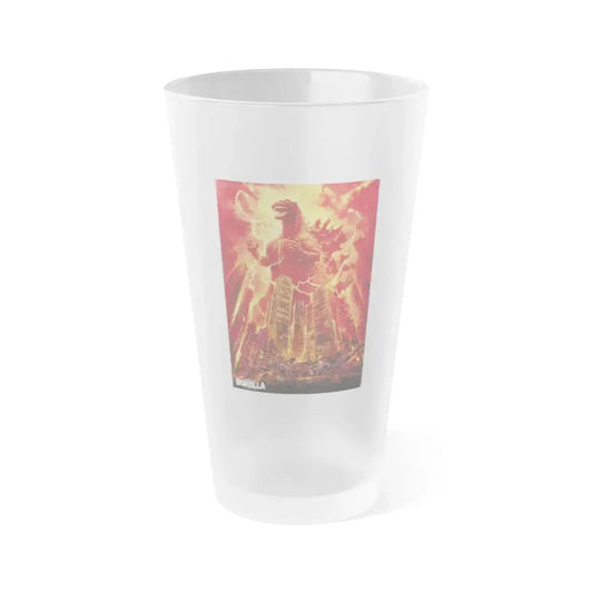 GODZILLA 1984 Movie Poster - Frosted Pint Glass 16oz Default Title - Go Mug Yourself