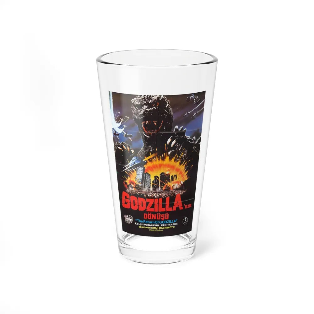 GODZILLA 1985 (3) Movie Poster - Pint Glass 16oz-16oz-Go Mug Yourself